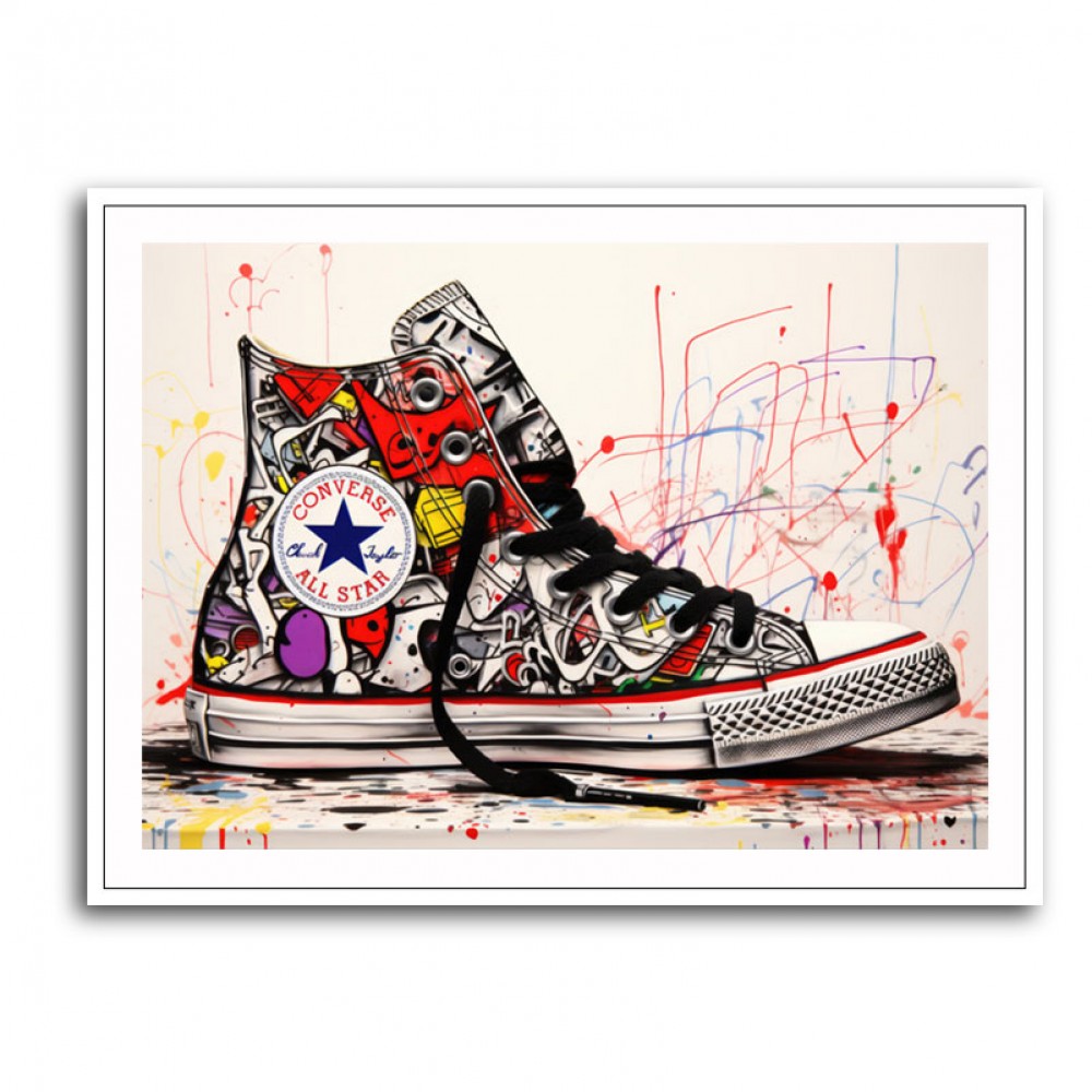 Converse all star art top